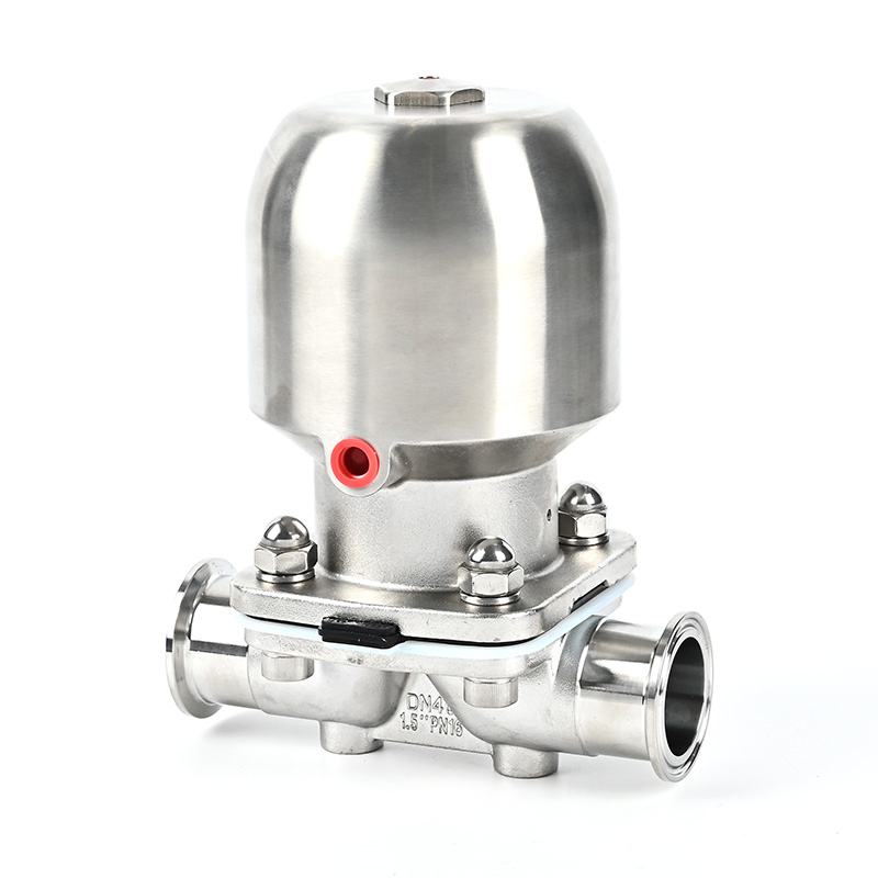 气动卡箍直通隔膜阀