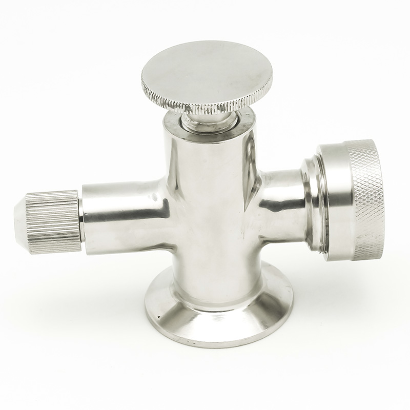 Liquid Level Gauge with Sampling Valve