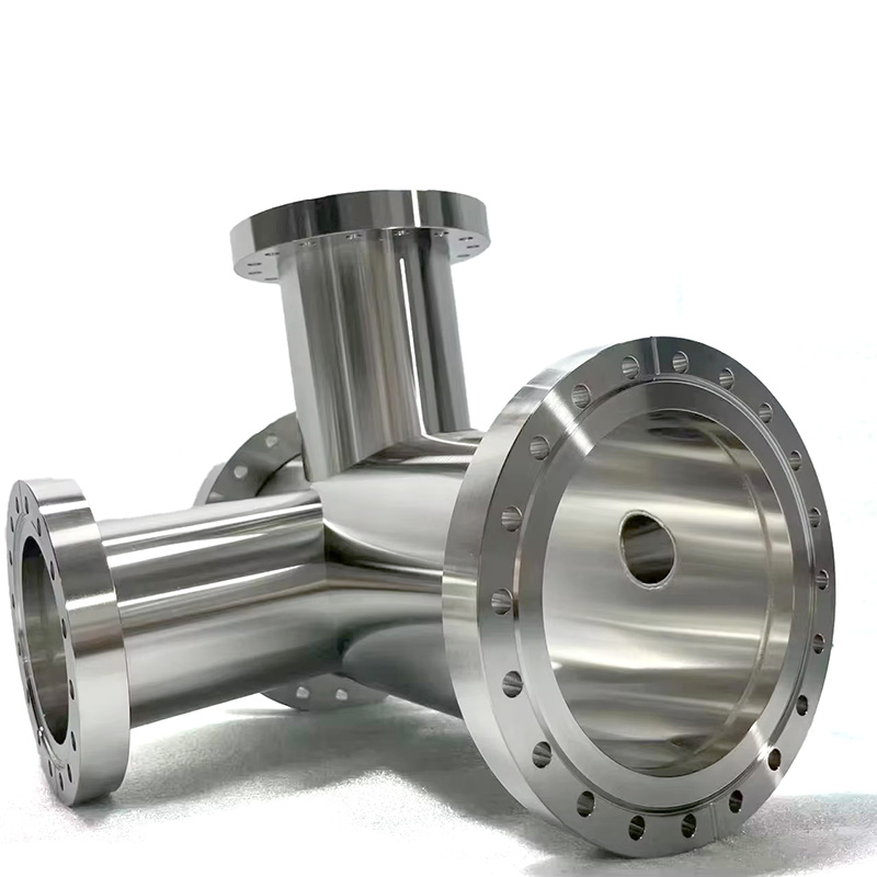 Vacuum Chamber Flange Tee