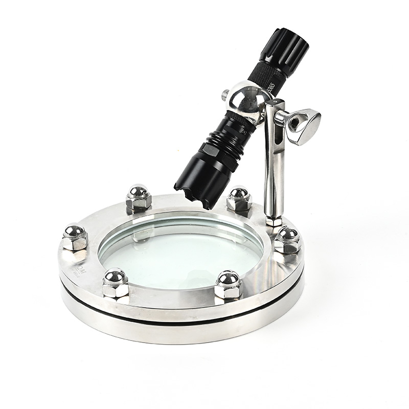 Flange Type Sight Glass With LED Light 